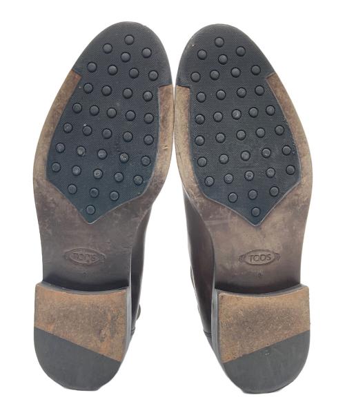 TOD'S（トッズ）TOD'S (トッズ) サイドゴアブーツ ブラウン サイズ:27cmの古着・服飾アイテム