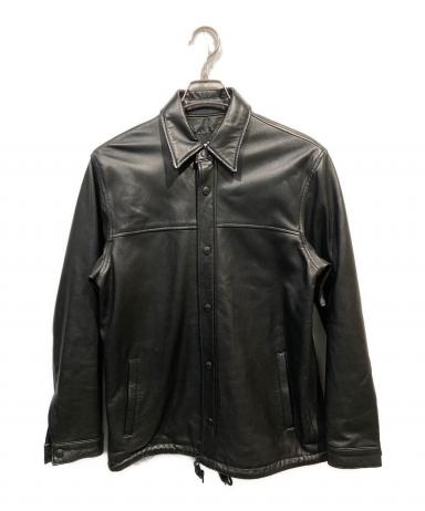 【新品同様】SCHOTT SHEEP COACH JACKET 羊革 ブラックM 中古・古着通販】Schott (ショット) SHEEP COACH JACKET ブラック