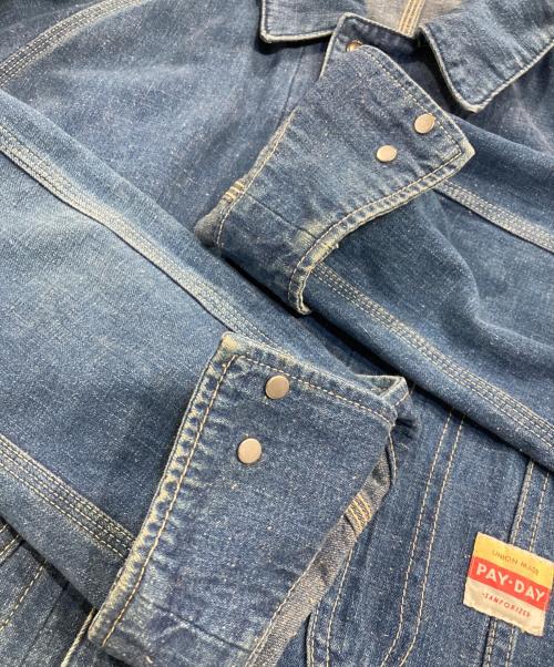 PAY DAY（ペイデイ）PAY DAY (ペイデイ) デニムカバーオール インディゴ サイズ:Ｍの古着・服飾アイテム