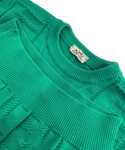 HERMES（エルメス）HERMES (エルメス) ウールニット グリーン サイズ:38の古着・服飾アイテム