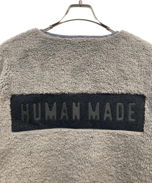 HUMAN MADE（ヒューマンメイド）HUMAN MADE (ヒューマンメイド) ボアライナージャケット グレー サイズ:XXLの古着・服飾アイテム