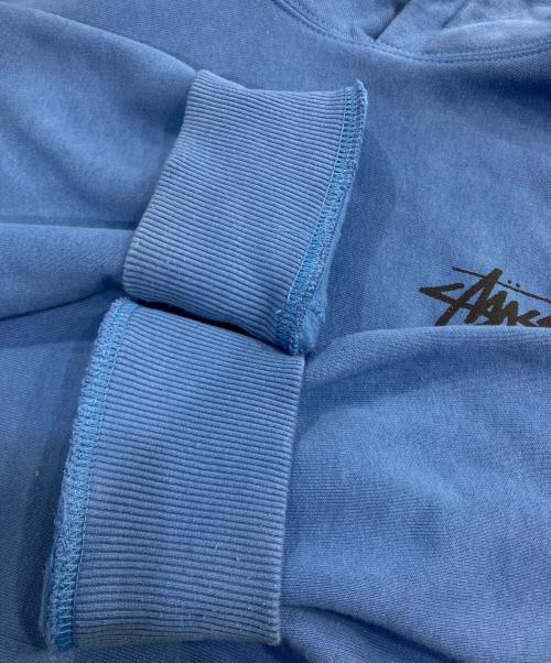 stussy（ステューシー）stussy (ステューシー) World Tour Hoodie Black ブルー サイズ:XLの古着・服飾アイテム