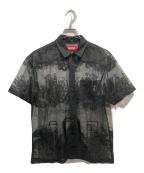 SUPREMEシュプリーム）の古着「Last Supper Lace S/S Shirt」｜ブラック