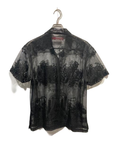 SUPREME（シュプリーム）Supreme (シュプリーム) Last Supper Lace S/S Shirt ブラック サイズ:Sの古着・服飾アイテム