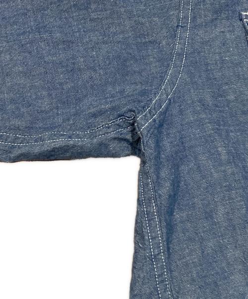 gold（ゴールド）gold (ゴールド) CHAMBRAY WORK SHIRT インディゴ サイズ:Sの古着・服飾アイテム