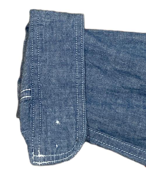 gold（ゴールド）gold (ゴールド) CHAMBRAY WORK SHIRT インディゴ サイズ:Sの古着・服飾アイテム