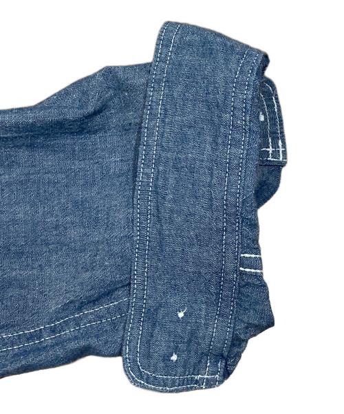 gold（ゴールド）gold (ゴールド) CHAMBRAY WORK SHIRT インディゴ サイズ:Sの古着・服飾アイテム