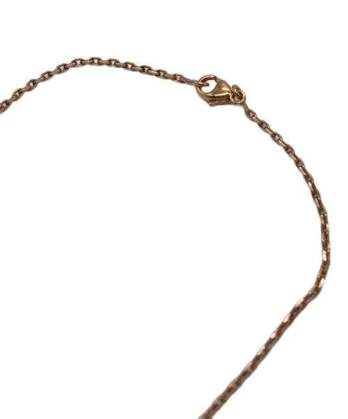 HERMES（エルメス）HERMES (エルメス) ミニポップアッシュ ネックレス ゴールド×ピンクの古着・服飾アイテム