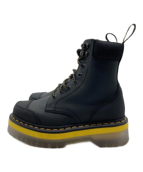 Dr.Martens（ドクターマーチン）Dr.Martens (ドクターマーチン) Jadon Tech Platform Boots ブラック×イエロー サイズ:UK5の古着・服飾アイテム