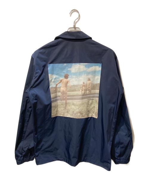 BOek（ボーク）BOek (ボーク) Ryan McGinley コーチジャケット ネイビー サイズ:Ｍの古着・服飾アイテム
