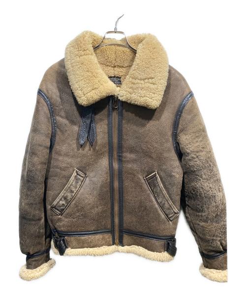 AVIREX（アヴィレックス）AVIREX (アヴィレックス) B-3ムートンジャケット ブラウン サイズ:40の古着・服飾アイテム