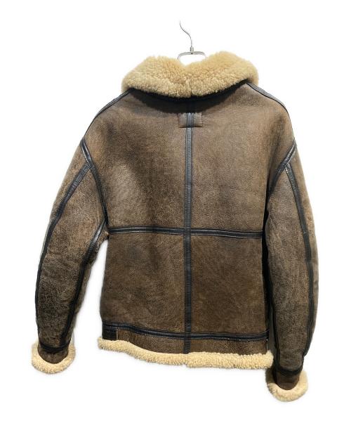 AVIREX（アヴィレックス）AVIREX (アヴィレックス) B-3ムートンジャケット ブラウン サイズ:40の古着・服飾アイテム