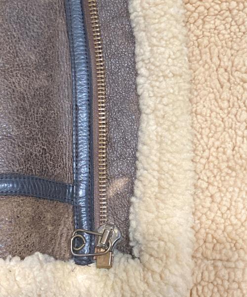 AVIREX（アヴィレックス）AVIREX (アヴィレックス) B-3ムートンジャケット ブラウン サイズ:40の古着・服飾アイテム