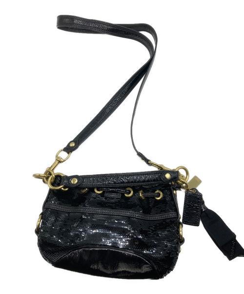 COACH（コーチ）COACH (コーチ) スパンコールショルダーバッグ ブラックの古着・服飾アイテム
