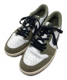 NIKE（ナイキ）の古着「Air Jordan 1 Low OG」｜オリーブ×ホワイト