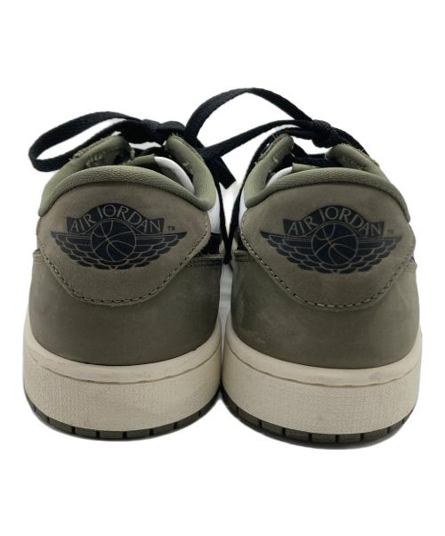 NIKE（ナイキ）NIKE (ナイキ) Air Jordan 1 Low OG オリーブ×ホワイト サイズ:27cmの古着・服飾アイテム