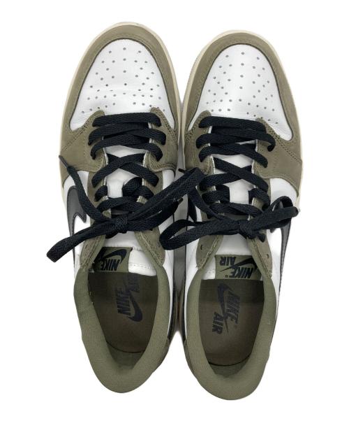 NIKE（ナイキ）NIKE (ナイキ) Air Jordan 1 Low OG オリーブ×ホワイト サイズ:27cmの古着・服飾アイテム