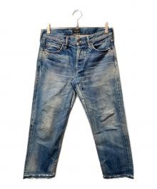 chimala（チマラ）の古着「ダメージ加工デニムパンツ」｜インディゴ