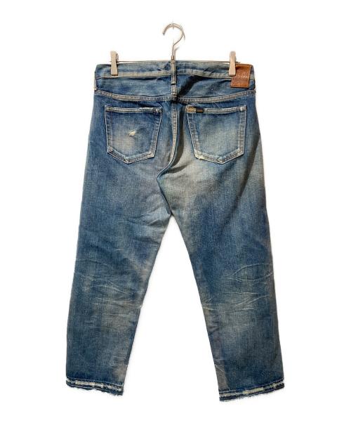 chimala（チマラ）chimala (チマラ) ダメージ加工デニムパンツ インディゴ サイズ:27の古着・服飾アイテム
