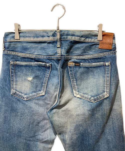 chimala（チマラ）chimala (チマラ) ダメージ加工デニムパンツ インディゴ サイズ:27の古着・服飾アイテム