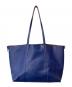 GIANNI CHIARINI (ジャンニ キアリーニ) レザートートバッグ ネイビー：7000円