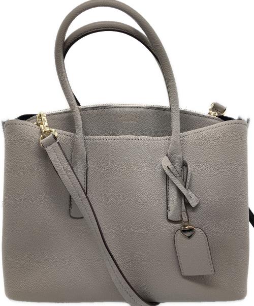Kate Spade（ケイトスペード）Kate Spade (ケイトスペード) 2WAYショルダーバッグ グレーの古着・服飾アイテム