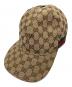 GUCCI（グッチ）の古着「GGキャンバス シェリーラインキャップ」｜ブラウン