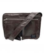 PORTERポーター）の古着「フリースタイルショルダーバッグ」｜ブラウン