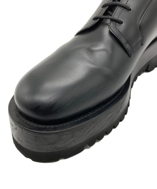 VALENTINO GARAVANI（ヴァレンティノ・ガラヴァーニ）VALENTINO GARAVANI (ヴァレンティノ・ガラヴァーニ) アップレイズダービーシューズ ブラック サイズ:44の古着・服飾アイテム