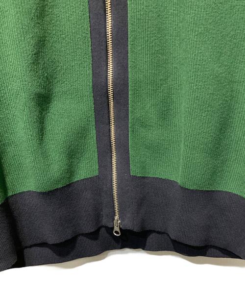 LACOSTE（ラコステ）LACOSTE (ラコステ) BEAMS (ビームス) 別注ニットジップカーディガン グリーン サイズ:XSの古着・服飾アイテム