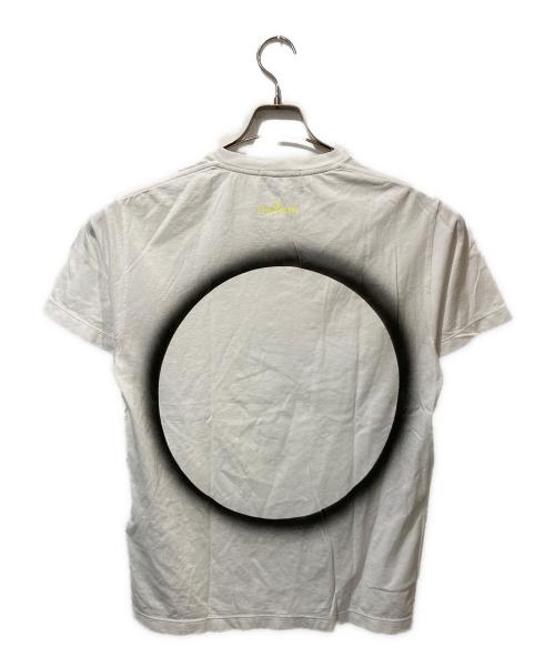 STONE ISLAND（ストーンアイランド）STONE ISLAND (ストーンアイランド) Solar EclipseコットンジャージーTシャツ ホワイト サイズ:Mの古着・服飾アイテム