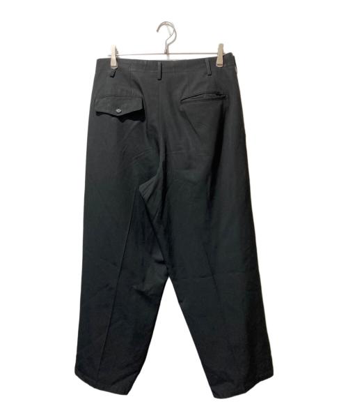 Y's for men（ワイズフォーメン）Y'S for men (ワイズフォーメン) 2タックウールワイドパンツ ブラック サイズ:Mの古着・服飾アイテム