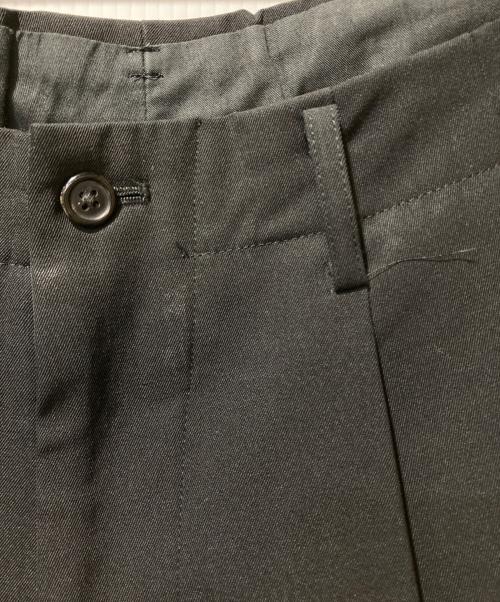 Y's for men（ワイズフォーメン）Y'S for men (ワイズフォーメン) 2タックウールワイドパンツ ブラック サイズ:Mの古着・服飾アイテム