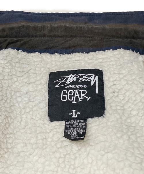 stussy（ステューシー）stussy (ステューシー) 裏ボアジャケット ネイビー サイズ:Lの古着・服飾アイテム