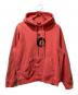 stussy（ステューシー）の古着「8 Ball Man Embroidered Hoodie」｜レッド