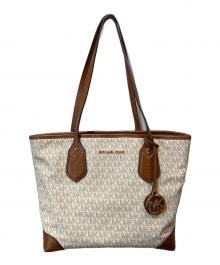 MICHAEL KORS（マイケル・コース）の古着「シグネチャートートバッグ」｜ベージュ