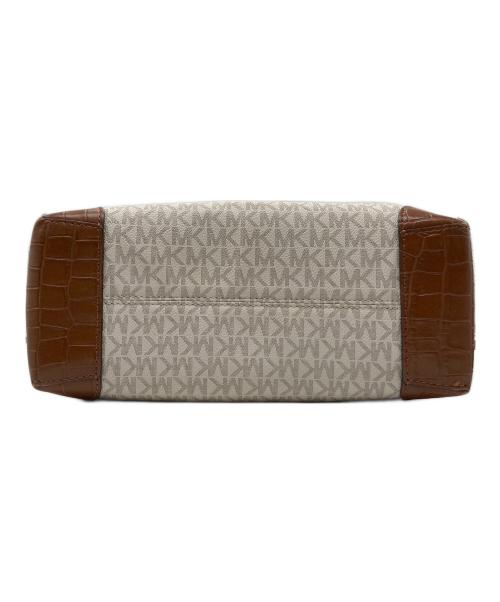 MICHAEL KORS（マイケル・コース）MICHAEL KORS (マイケル・コース) シグネチャートートバッグ ベージュの古着・服飾アイテム