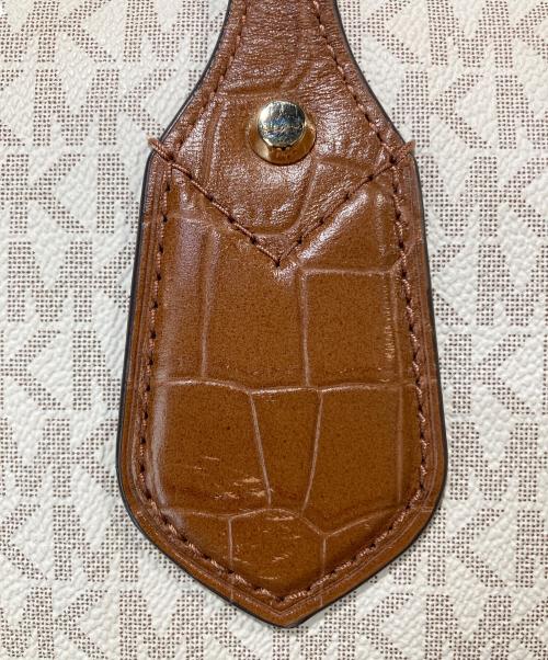 MICHAEL KORS（マイケル・コース）MICHAEL KORS (マイケル・コース) シグネチャートートバッグ ベージュの古着・服飾アイテム