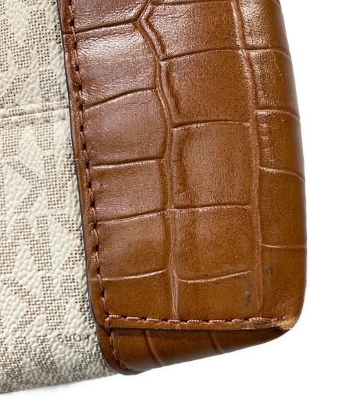 MICHAEL KORS（マイケル・コース）MICHAEL KORS (マイケル・コース) シグネチャートートバッグ ベージュの古着・服飾アイテム