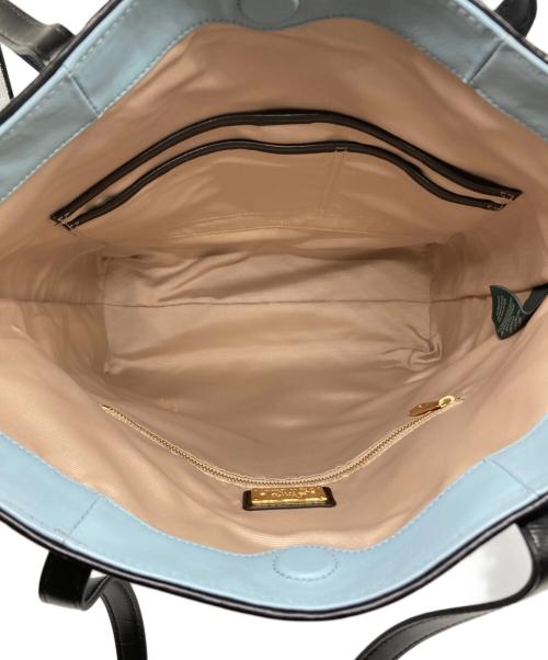 LAUREN RALPH LAUREN（ローレンラルフローレン）LAUREN RALPH LAUREN (ローレンラルフローレン) バッグ ブルー×ブラックの古着・服飾アイテム