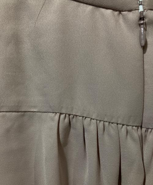 HER LIP TO（ハーリップトゥ）Her lip to (ハーリップトゥ) Viola Bow Pleated Dress ベージュ サイズ:Sの古着・服飾アイテム