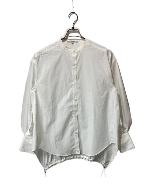 UN3D.（アンスリード）UN3D. (アンスリード) W TRIANGLE TUCK SH ホワイト サイズ:Sの古着・服飾アイテム