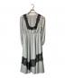Her lip to（ハーリップトゥ）の古着「RosalineLace Trimmed Dress」｜グレー