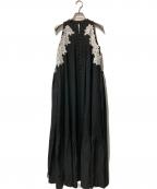 HER LIP TOハーリップトゥ）の古着「Notting Hill Belted Dress」｜ブラック