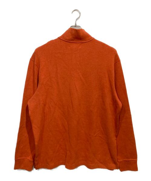 POLO RALPH LAUREN（ポロ・ラルフローレン）POLO RALPH LAUREN (ポロ・ラルフローレン) ハーフジップスウェット オレンジ サイズ:XL 未使用品の古着・服飾アイテム