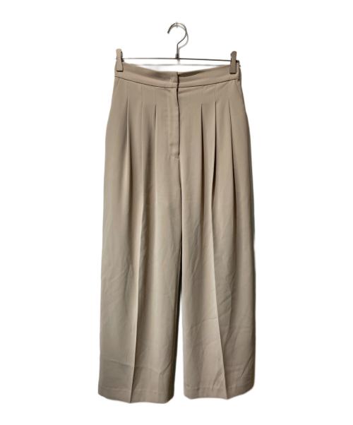 HER LIP TO（ハーリップトゥ）Her lip to (ハーリップトゥ) SoHo Wide-Leg Pants ベージュ サイズ:Mの古着・服飾アイテム