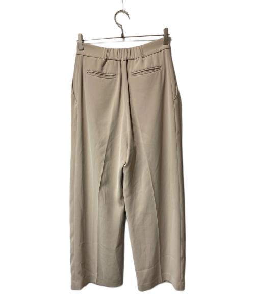 HER LIP TO（ハーリップトゥ）Her lip to (ハーリップトゥ) SoHo Wide-Leg Pants ベージュ サイズ:Mの古着・服飾アイテム