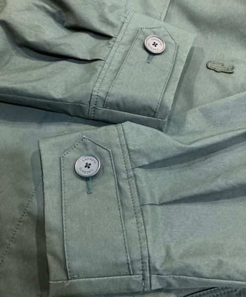 LACOSTE（ラコステ）LACOSTE (ラコステ) リラックスフィットステンカラーコート グリーン サイズ:36の古着・服飾アイテム