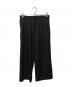 MARKAWARE（マーカウェア）の古着「TRIPLE PLEATED EASY TROUSERS ORGANIC WOOL」｜ブラック