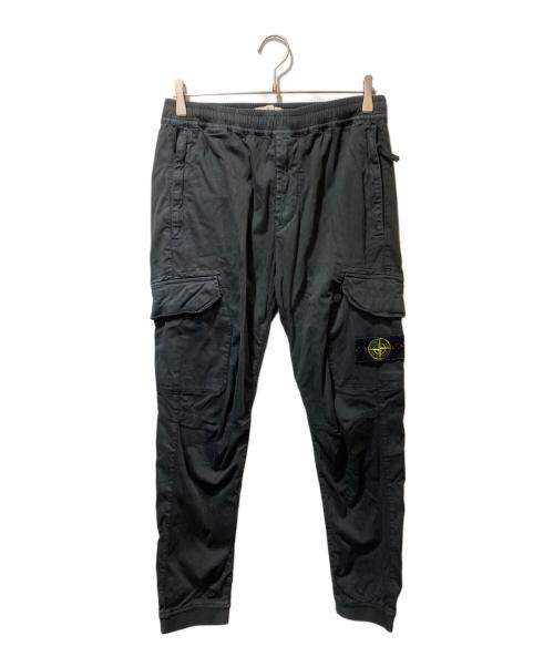 STONE ISLAND（ストーンアイランド）STONE ISLAND (ストーンアイランド) LOGO PATCH CARGO PANT ブラック サイズ:w30の古着・服飾アイテム